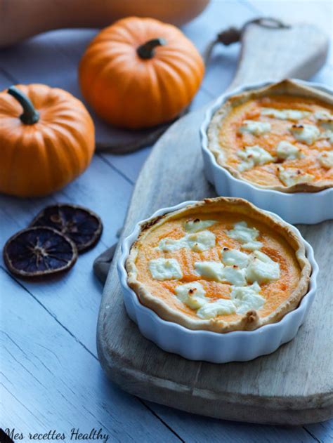 Tarte au butternut et chèvre frais au miel recette Sucrée salé