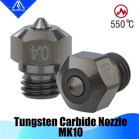 Mellow Phaetus Mk10 Tungsten Carbide Nozzle For 3D Printer Flashforge