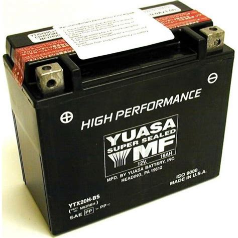 Batterie Moto Yuasa Ytx20h Bs Dans Votre Boutique All Bikes