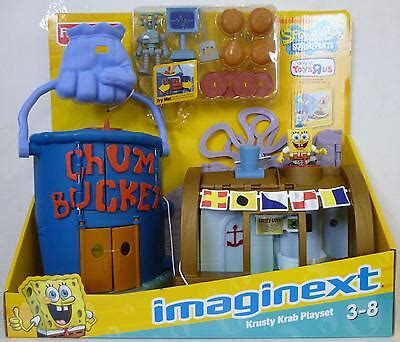 KRUSTY KRAB PLAYSET SpongeBob Squarepants Fisher Price Imaginext Toys R ...