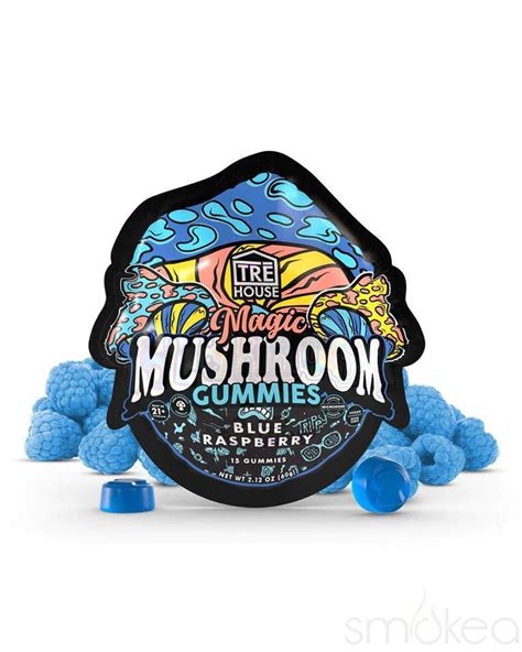 TrĒ House Magic Mushroom Gummies Blue Raspberry 15 Pack