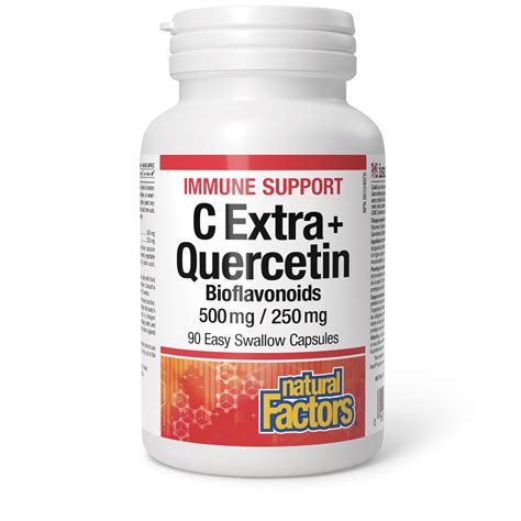 Natural Factors C Extra Quercetin Bioflavonoids 500 Mg 250 Mg 90