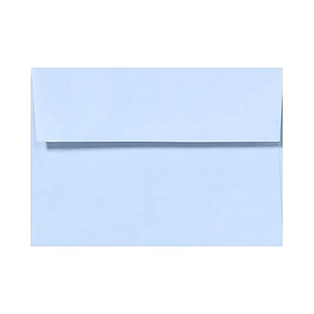 LUX Invitation Envelopes A9 Peel Press Closure Baby Blue Pack Of 50