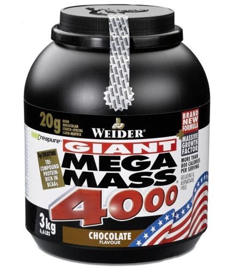 WEIDER Giant Mega Mass 4000 Cranberry Yogurth 3000 G