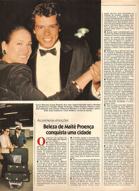 revista amiga novelas O SALVADOR DA PÁTRIA TV GLOBO 1989