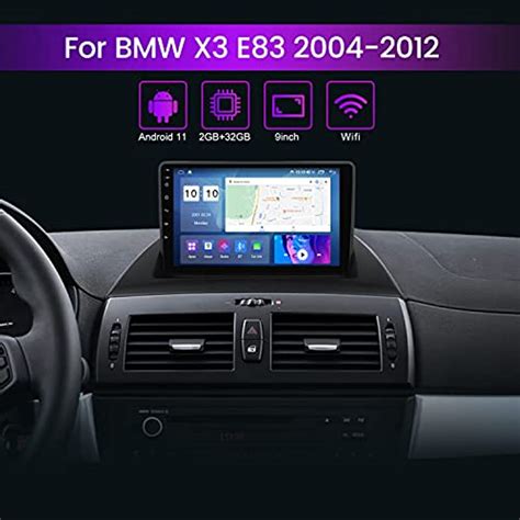 FELLOSTAR Radio estéreo de coche Android 11 de 8 núcleos para BMW X3