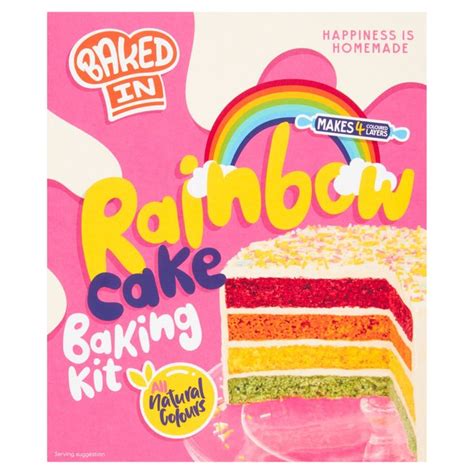 Bakedin Rainbow Cake Mix Ocado