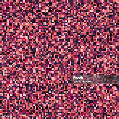 Retro Pixel Art Background Stock Illustration Download Image Now Abstract Arts Culture And