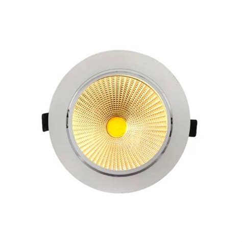 Watt Round Led Cob Light For Pop Recessed Lighting At Rs Cob