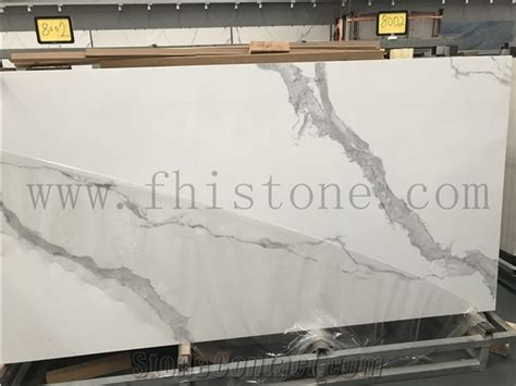 Calacatta White Statuary White Honed Matt Sintered Stone From China