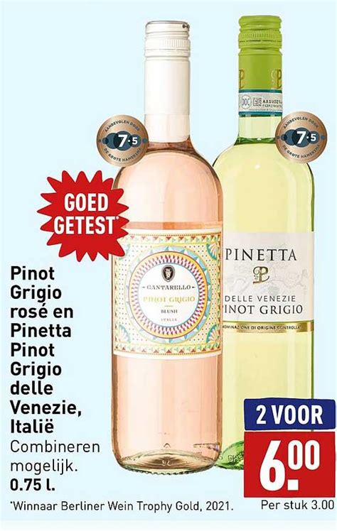 Pinot Grigio Ros En Pinetta Pinot Grigio Delle Venezie Itali