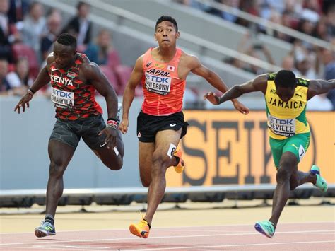 サニブラウンは6位 男子100m、日本勢史上最高位 世界陸上 毎日新聞