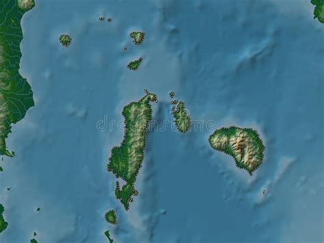 Romblon Philippines Physical No Legend Stock Illustration