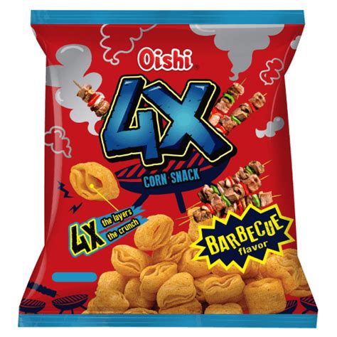 4x Barbecue Flavor Oishi