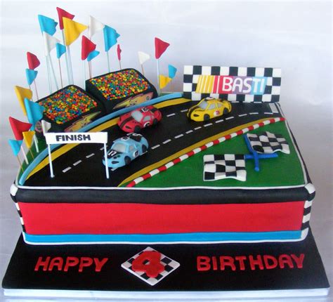 A Cake Idea For Someone Who Loves Racing Cars Theme Cake Birthday