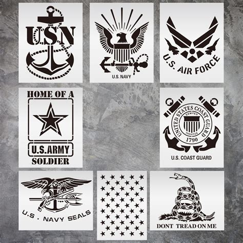 Buy Pack X Inch American Star Stencil Series Stencil Template