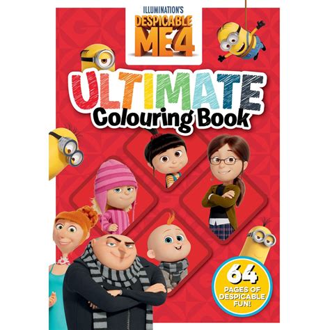 Despicable Me Ultimate Colouring Book Big W