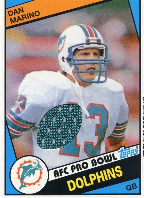 Topps Rookie Reprint Jerseys Todm Dan Marino Trading Card