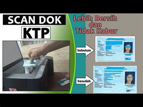 Cara Scan KTP Yang Benar Agar Tidak Kabur I Semua Printer Epson YouTube