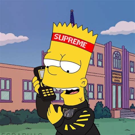 Supreme Bart Wallpapers - Wallpaper Cave