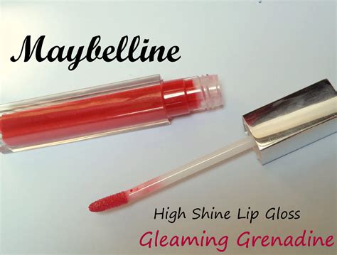 Maybelline Color Sensational High Shine Lip Gloss Review