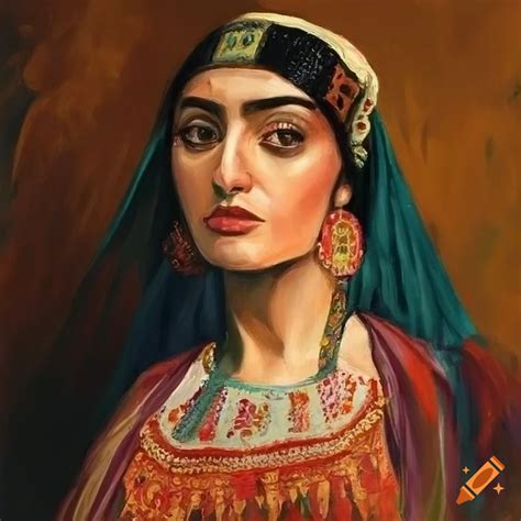 Armenian Woman In Traditional Clothes Inspired By Degas On Craiyon