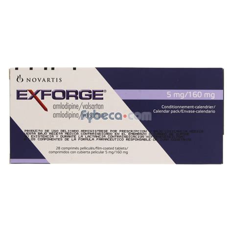 Exforge 5 160 Mg Unidad Fybeca