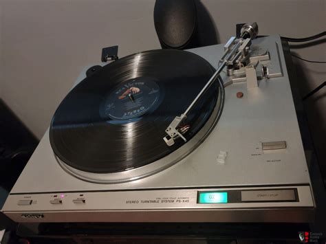 Sony Ps X Direct Drive Turntable Photo Uk Audio Mart