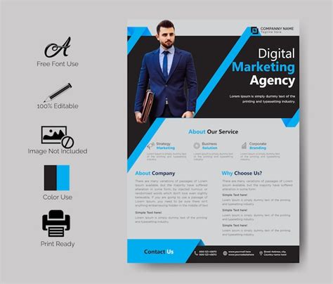 Premium Vector Corporate Modern Business Flyer Premium Vector