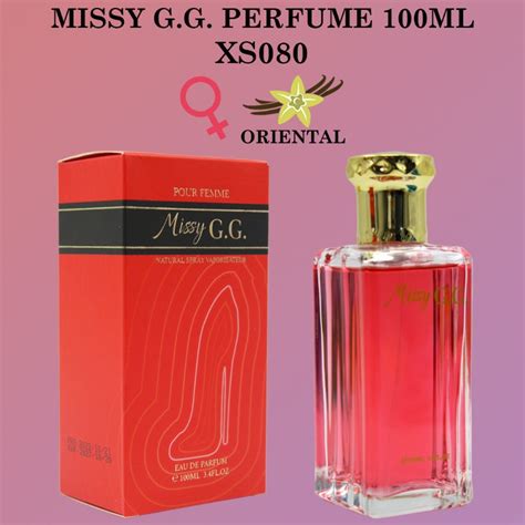 PERFUME DAMA MISSY G G ROJO Ecoremates