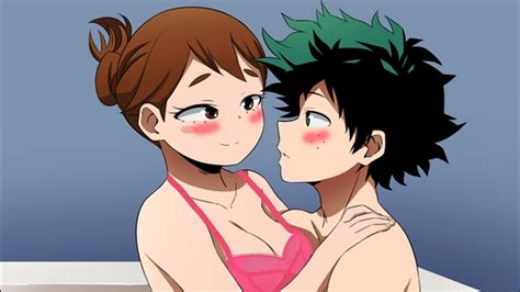 Deku Kisses Uraraka In Front Of The Entire Class My Hero Academia Comic Dub Youtube