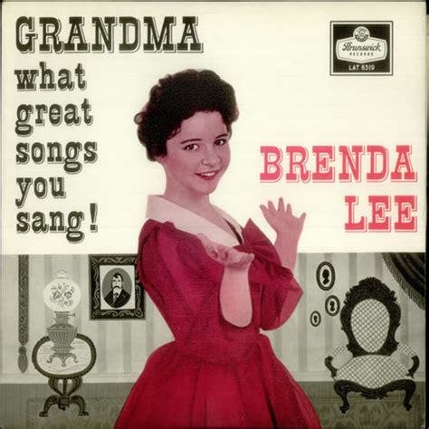 Brenda Lee Grandma What Great Songs You Sang Discogs