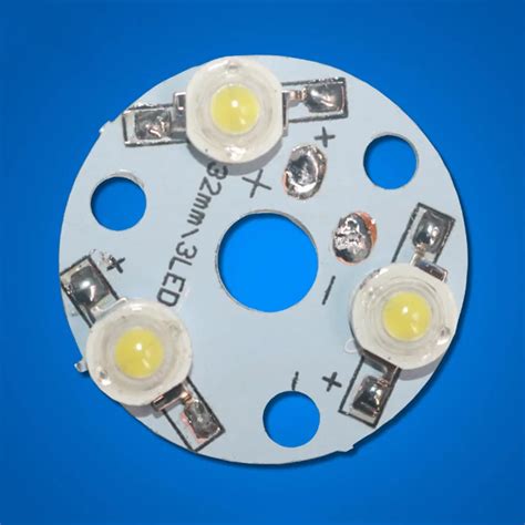 Pcs W Led Pcb High Power Led Diodes Light Beads Aluminum Plate Mm