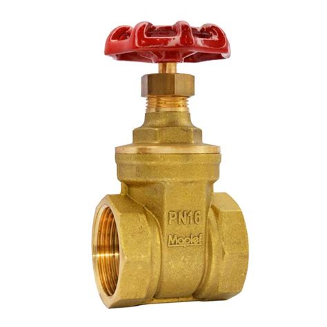 Brass Gate Valve Non Rising Stem PN16 Maplef