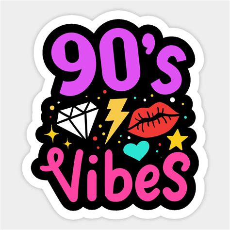 90s 1990s Nineties By Kawaiitee In 2023 Kids Stickers Personalized