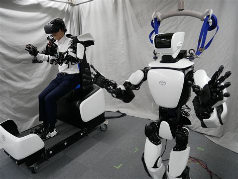 Toyota showed an improved version of the humanoid robot T-HR3