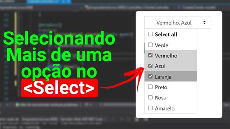 Como Permitir Selecionar Mais De Uma Op O Em Um Select Html