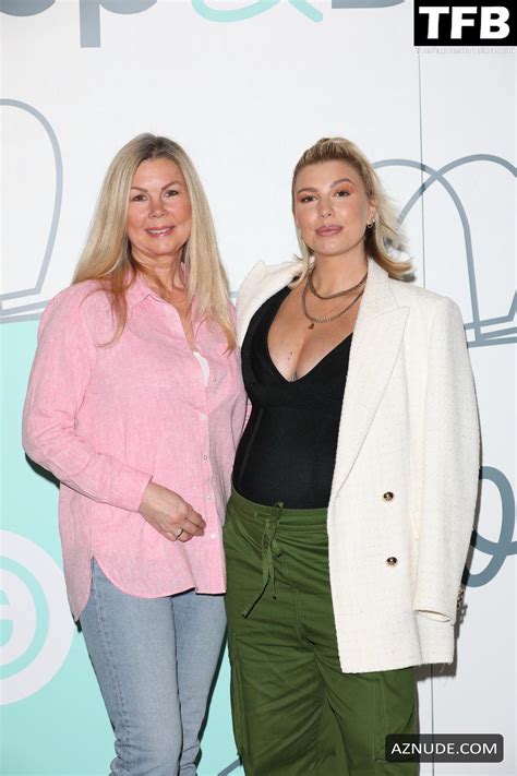 Olivia Bowen Sexy Seen Showing Off Her Big Tits At ExCel In London AZNude