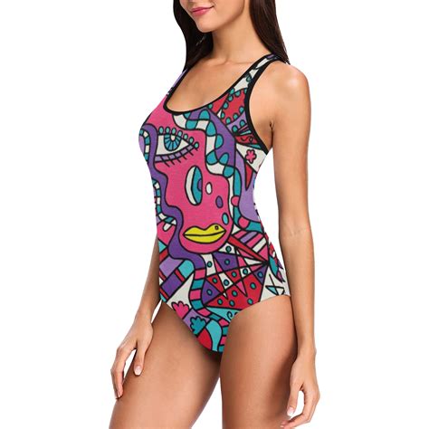 Tickled Vest One Piece Swimsuit Model S04 Id D3906476