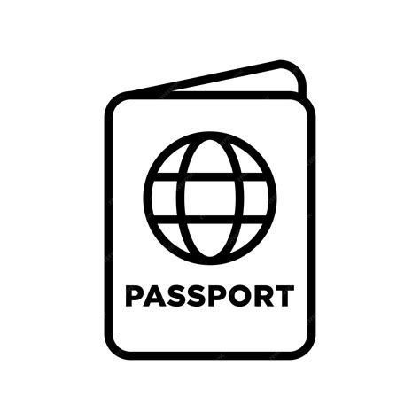 Premium Vector Passport Icon Vector On Trendy Design