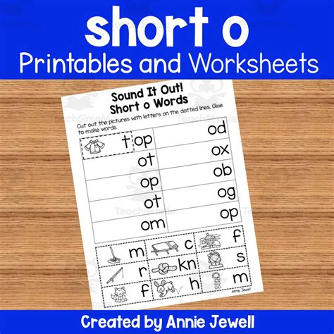 Short Vowel Worksheets And Printables Short O By Teach Simple