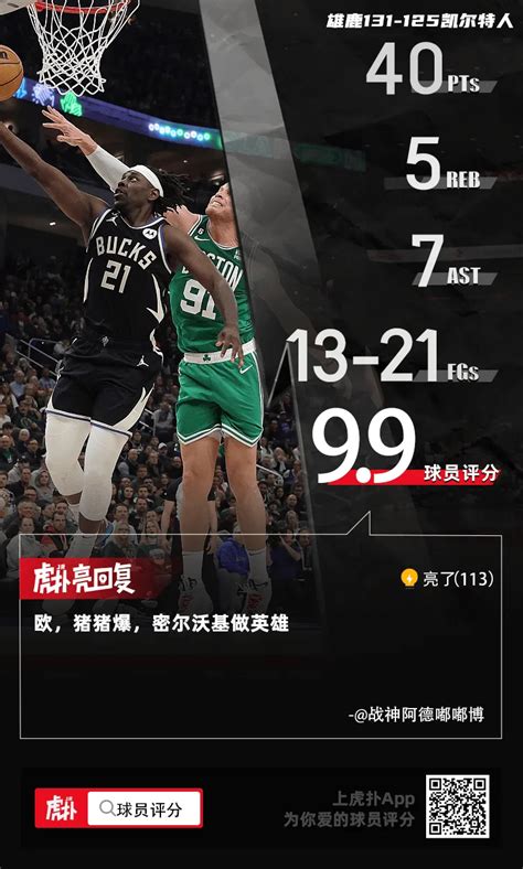 流言板 关键三分！朱 霍勒迪全场得到40分5篮板7助攻3抢断 Nba新闻 虎扑社区