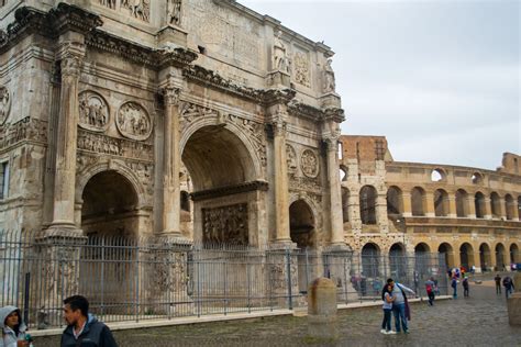 Arco Di Costantino Rome Italy Italien