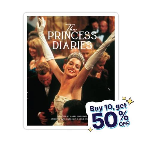 "Princess Diaries Movie Poster" Sticker for Sale by danielalorenzo in ...