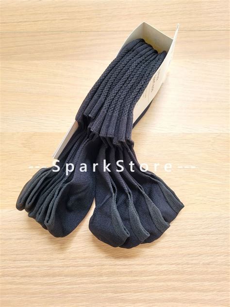 Handm Kaos Kaki Low Cut Socks Hitam Isi 5 Fesyen Pria Aksesoris Kaos Kaki Di Carousell