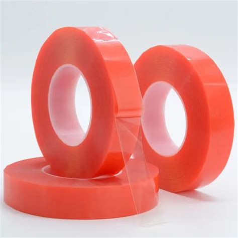 Heat Resistant Customize And Fixation Double Sided Red Film