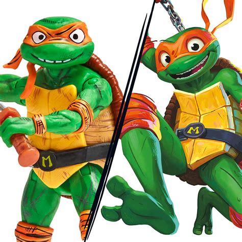 Teenage Mutant Ninja Turtles: Mutant Mayhem - Mikey Action Figure ...