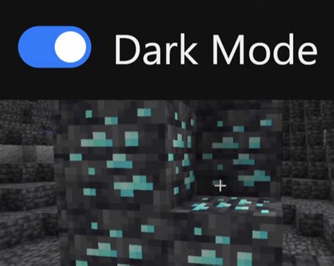 Thanks I hate Minecraft dark mode (crop from: U/FuckMyHeart) : r ...