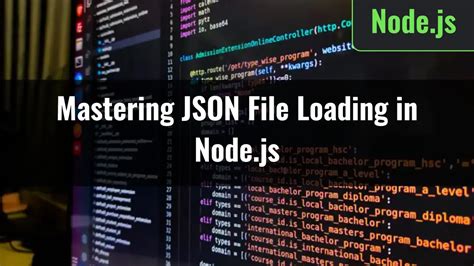 Mastering JSON File Loading In Node Js CloneCoding