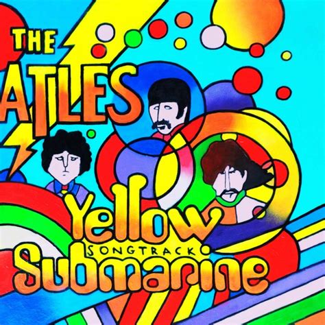 The Beatles Yellow Submarine Painting Painting By Giuseppe Valia